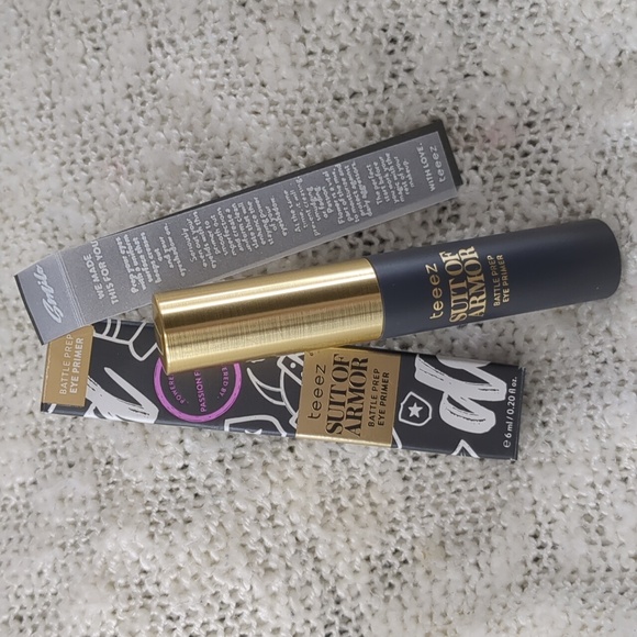 teeez Battle Prep - Suit of Armor Eye Primer in Blank Canvas, 6ml/0.20fl oz - Picture 1 of 15